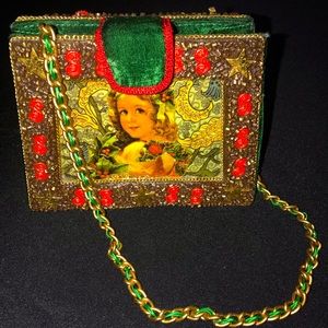 MARY FRANCES Christmas purse